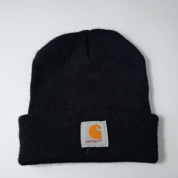 Carhartt Other - Carhartt Black Beanie Acrylic A18-BLK One Size Grunge Skater Punk